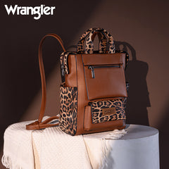 Wrangler Multi-function Leather Backpack