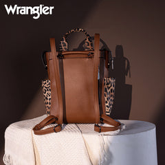 Wrangler Multi-function Leather Backpack