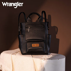 Wrangler Multi-function Leather Backpack