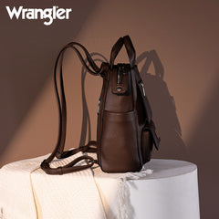 Wrangler Multi-function Leather Backpack