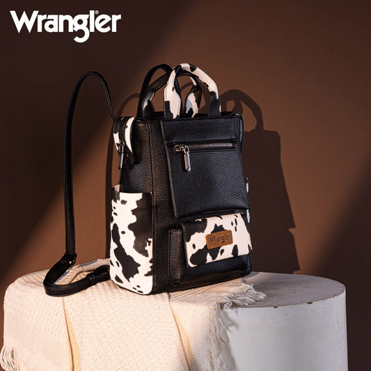 Wrangler Multi-function Leather Backpack