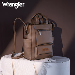 Wrangler Multi-function Leather Backpack