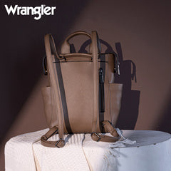 Wrangler Multi-function Leather Backpack