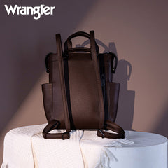 Wrangler Multi-function Leather Backpack