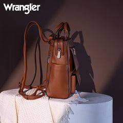 Wrangler Multi-function Leather Backpack