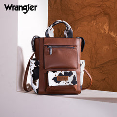 Wrangler Multi-function Leather Backpack