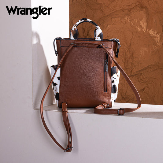 Wrangler Multi-function Leather Backpack