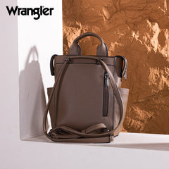 Wrangler Multi-function Leather Backpack