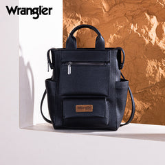 Wrangler Multi-function Leather Backpack