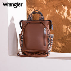 Wrangler Multi-function Leather Backpack