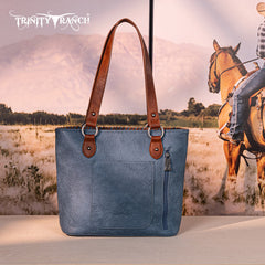 Trinity Ranch Floral Tooled Concealed Carry Tote Bag