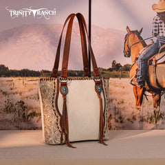 Trinity Ranch Floral Tooled Concealed Carry Tote Bag