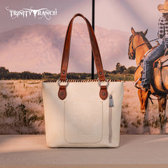 Trinity Ranch Floral Tooled Concealed Carry Tote Bag