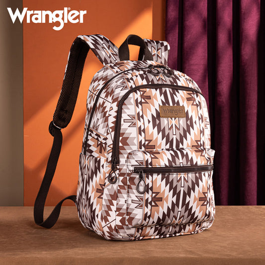 Wrangler Aztec Printed Laptop Backpack