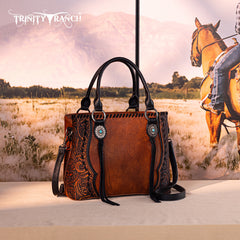 Trinity Ranch Concho Collection Tote/Crossbody
