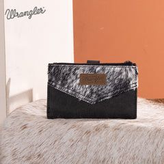 Wrangler V-Shaped Stitching  Genuine Leather Wallet