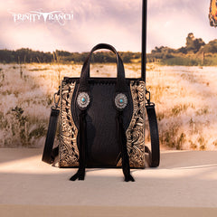Trinity Ranch Concho Collection Mini Tote/Crossbody