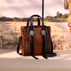 Trinity Ranch Concho Collection Mini Tote/Crossbody