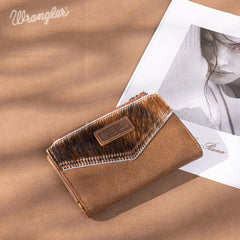 Wrangler V-Shaped Stitching  Genuine Leather Wallet