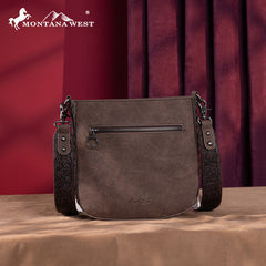 Montana West Tooled Collection Crossbody