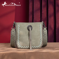 Montana West Tooled Collection Crossbody