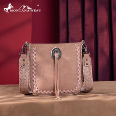 Montana West Tooled Collection Crossbody