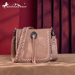 Montana West Tooled Collection Crossbody