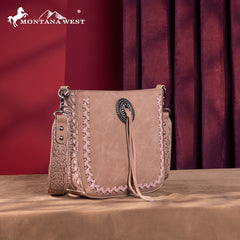 Montana West Tooled Collection Crossbody