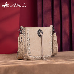 Montana West Tooled Collection Crossbody