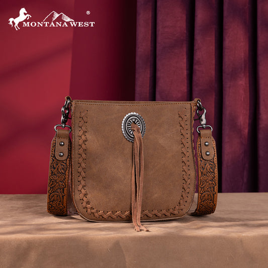 Montana West Tooled Collection Crossbody