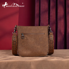 Montana West Tooled Collection Crossbody