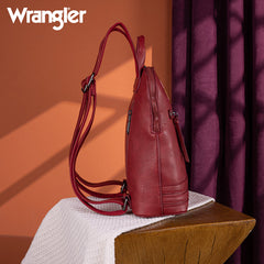 Wrangler Leather Mini Dome Backpack