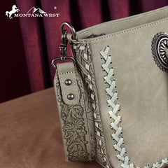 Montana West Tooled Collection Crossbody