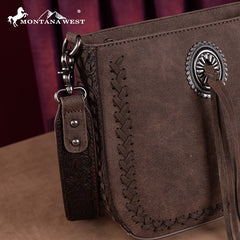 Montana West Tooled Collection Crossbody