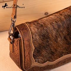 Montana West Genuine Hair-On Cowhide Shoulder Bag