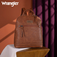 Wrangler Leather Mini Dome Backpack