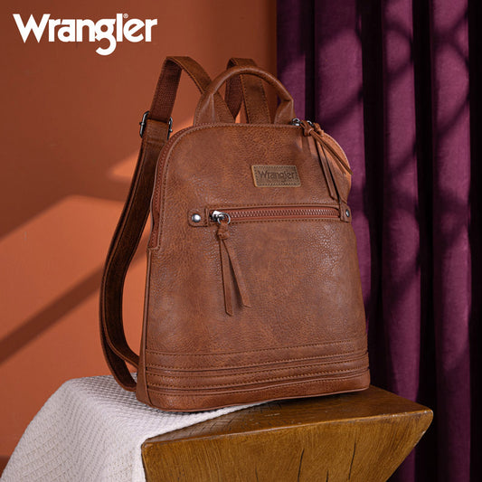 Wrangler Leather Mini Dome Backpack