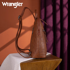 Wrangler Leather Mini Dome Backpack