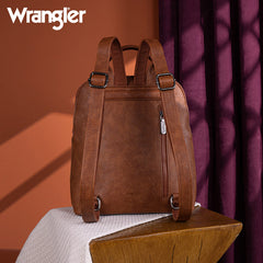 Wrangler Leather Mini Dome Backpack