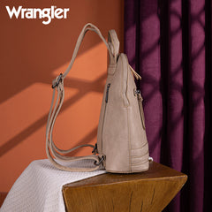 Wrangler Leather Mini Dome Backpack