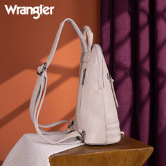 Wrangler Leather Mini Dome Backpack