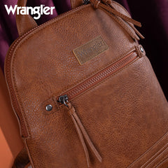 Wrangler Leather Mini Dome Backpack