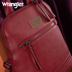 Wrangler Leather Mini Dome Backpack