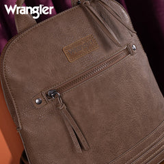 Wrangler Leather Mini Dome Backpack