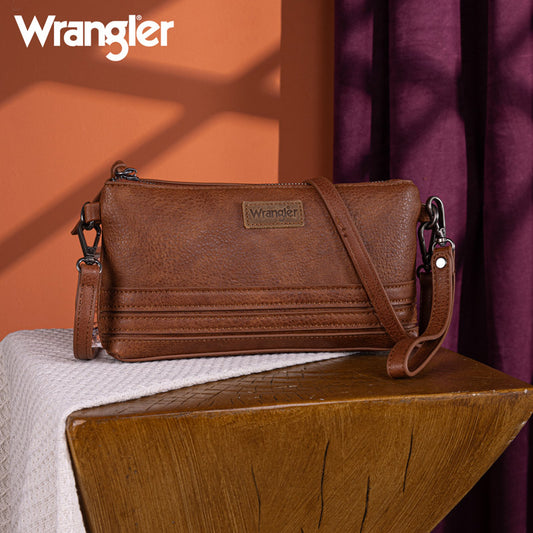 Wrangler Leather Crossbody Purse