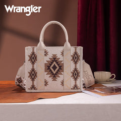 Wrangler Aztec Pattern Dual Sided Print Tote