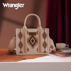 Wrangler Aztec Pattern Dual Sided Print Tote