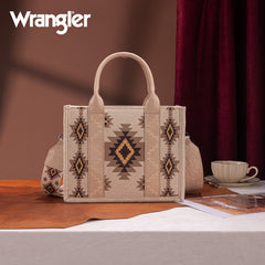 Wrangler Aztec Pattern Dual Sided Print Tote