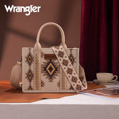 Wrangler Aztec Pattern Dual Sided Print Tote
