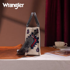 Wrangler Aztec Pattern Dual Sided Print Tote